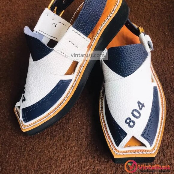 Handmade Kaptaan Chappal, Special 804 Kaptaan Chappal, Imran Khan Qaidi 804 - Picture 3 of 7